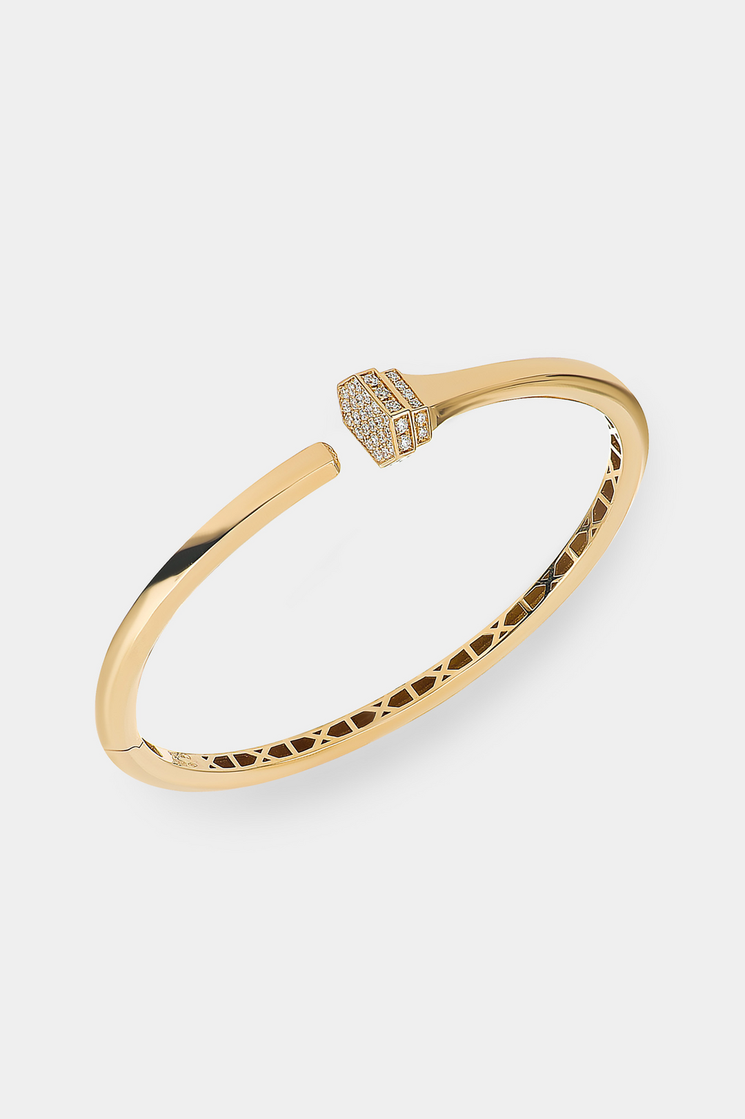 Yellow Gold Bracelet with Diamonds