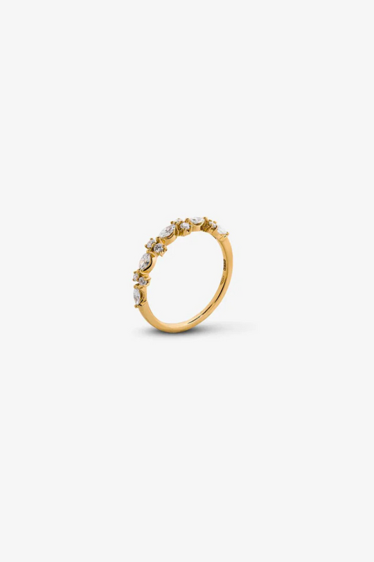 Gold Ring with Diamonds