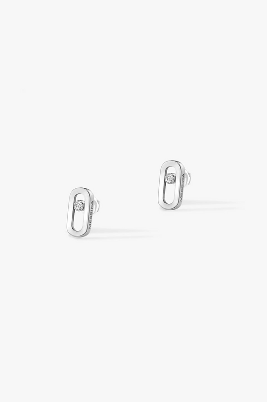 Gold Move Uno Stud Earrings