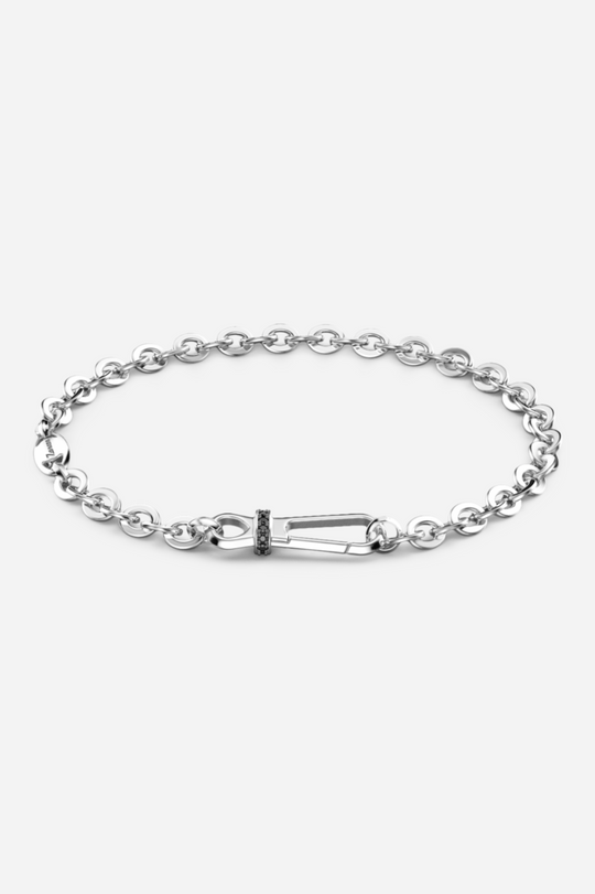 Silver Link-Only Bracelet