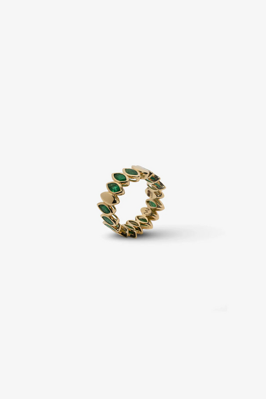 Yellow Gold and Emerald Ring