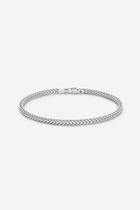 Silver link-only Bracelet