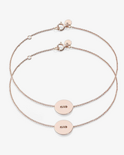 Set Personalized Gold Bracelet's - Mother's Day