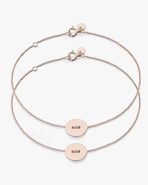 Set Personalized Gold Bracelet's - Mother's Day