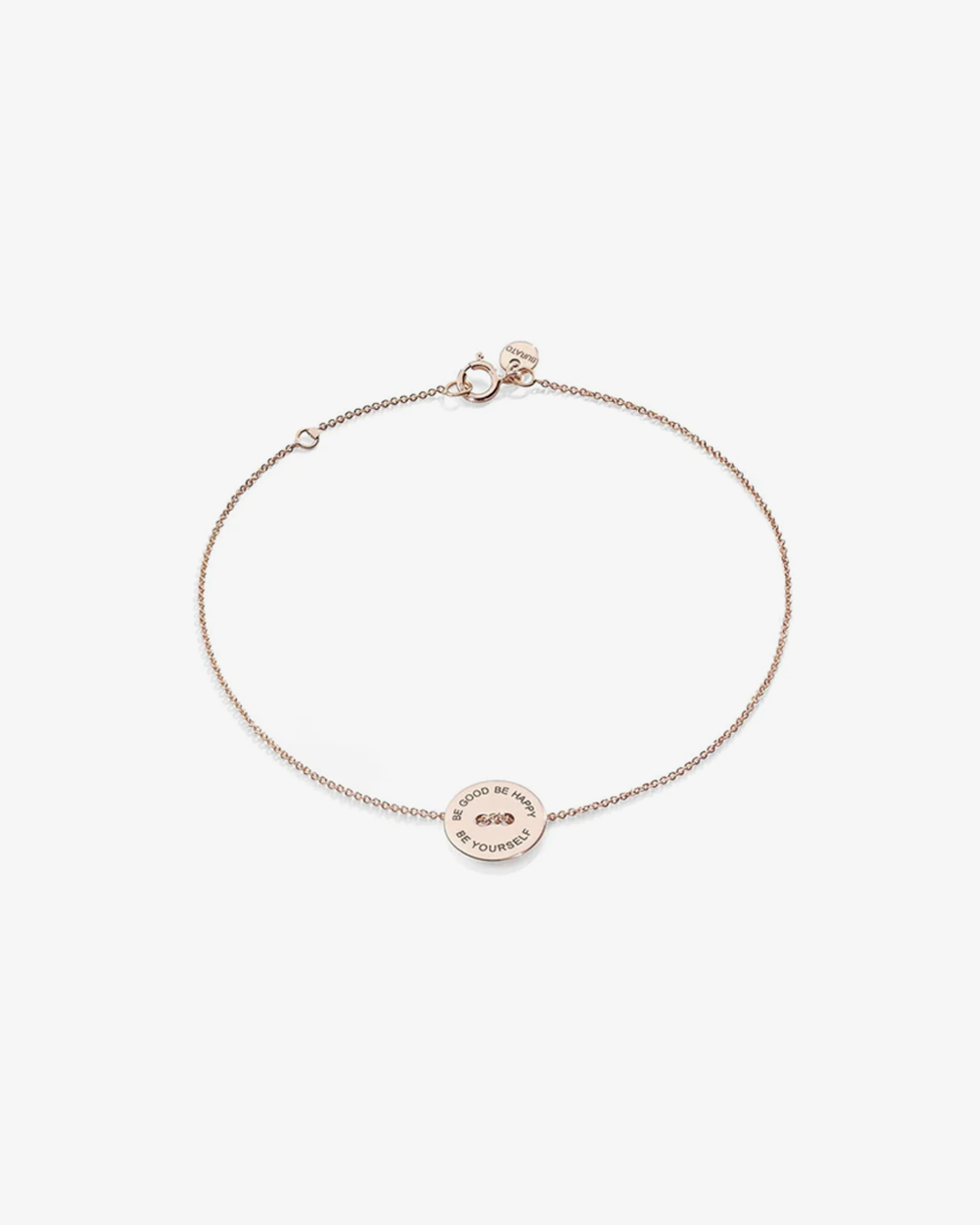 Pulseira Be Good em ouro rosa