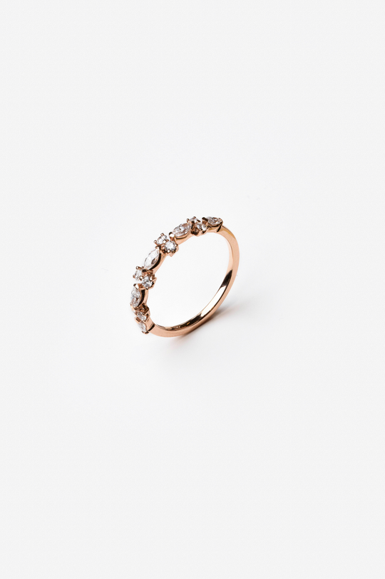 Gold Ring with Diamonds