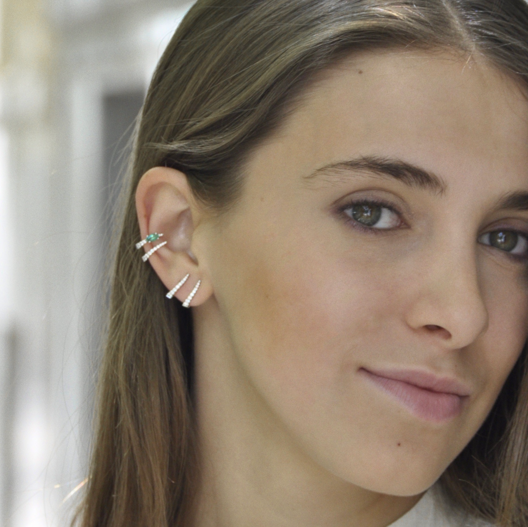 Diamond Air Garden Earrings