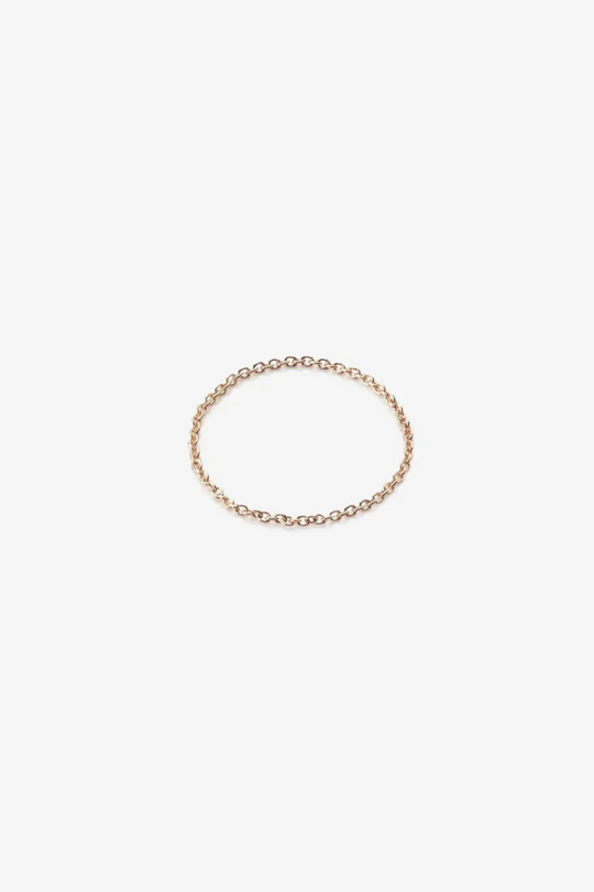 Soft Chain Ring in Gold