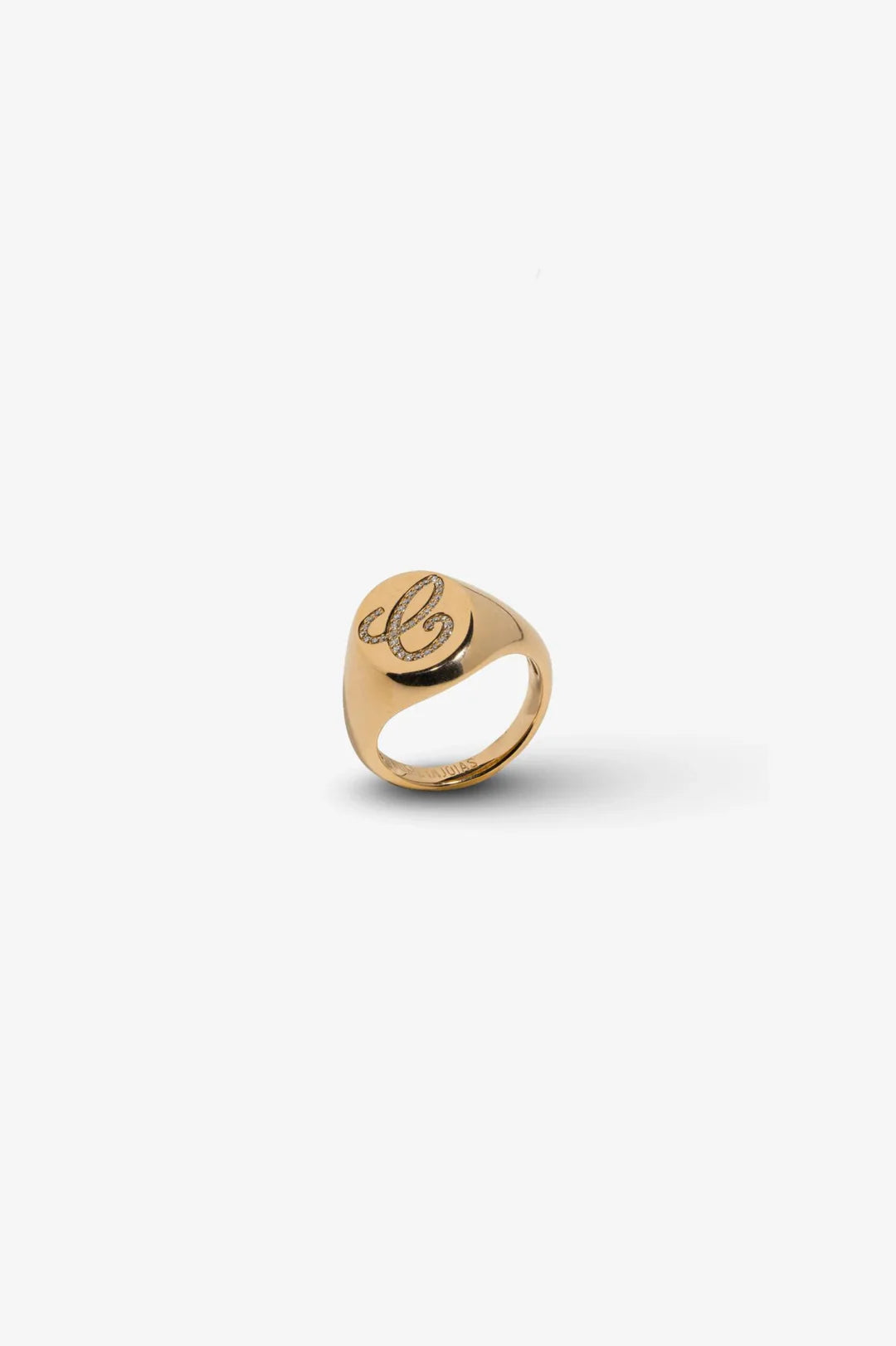 Letter Gold Ring