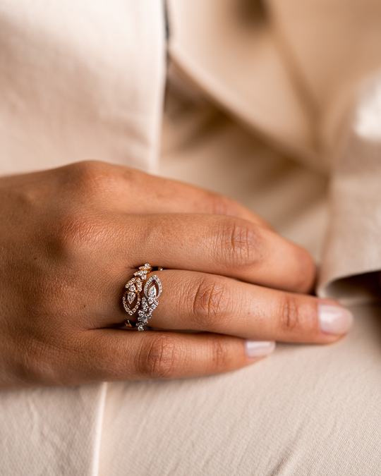 White Gold with Diamonds Ring