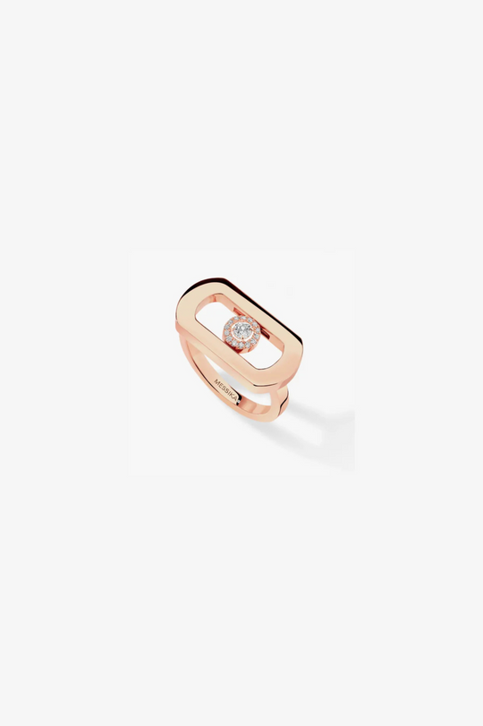 Messika So Move Pink Gold Diamond Ring