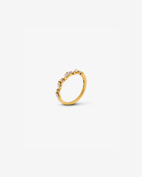 Gold Ring with Diamonds