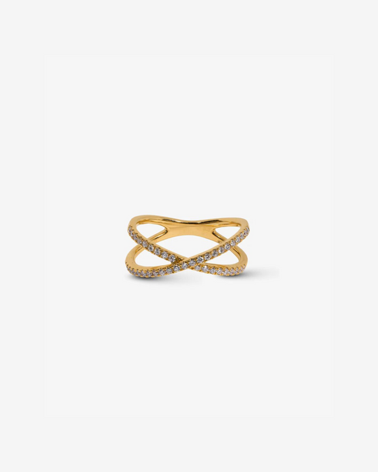 Gold and diamonds Ring