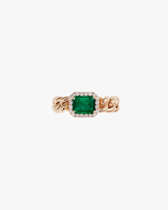 Gold and Emerald Ring