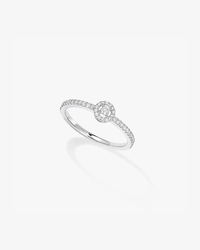 Joy Brilliant Cut Diamond Engagement Ring - White Gold