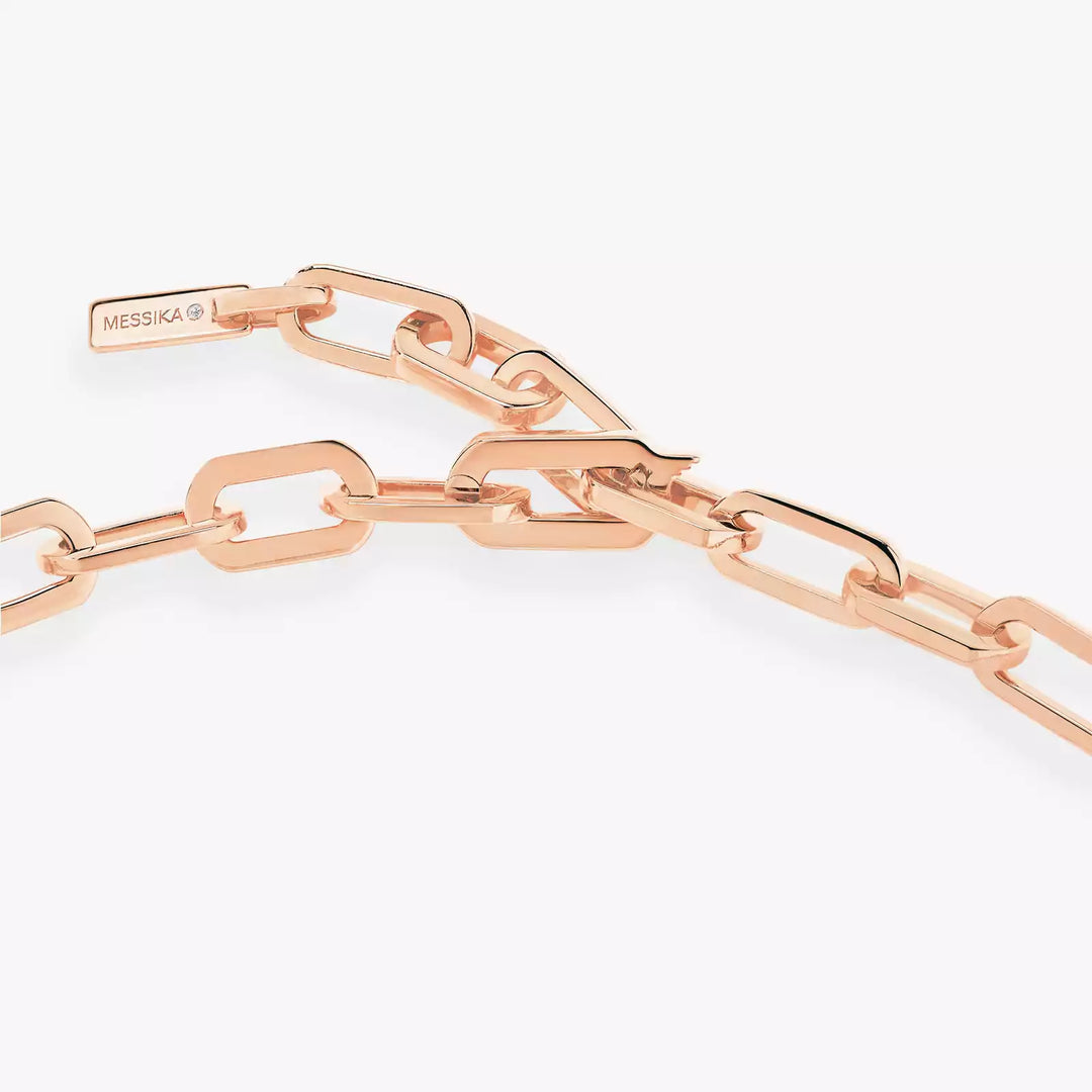 Pink Gold Diamond Move Uno Necklace