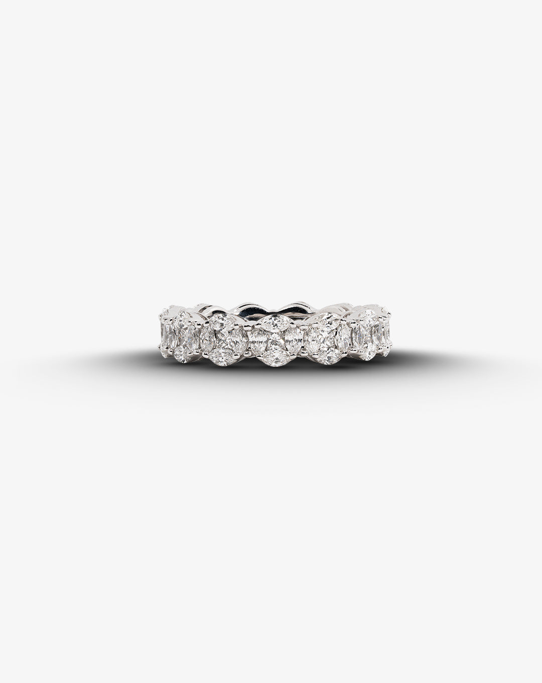 White Gold and Diamonds Eternity Engagement Ring