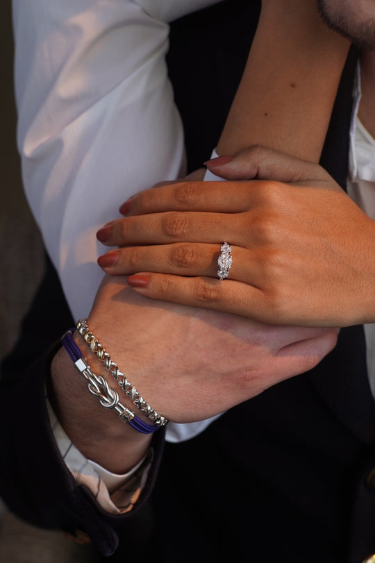 White Gold and Diamonds Engagement Ring