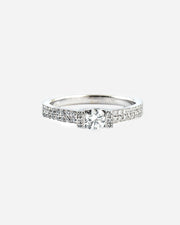 White Gold Diamond Engagement Ring VIII