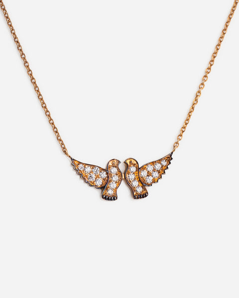 Brown Gold and Diamond Necklace III