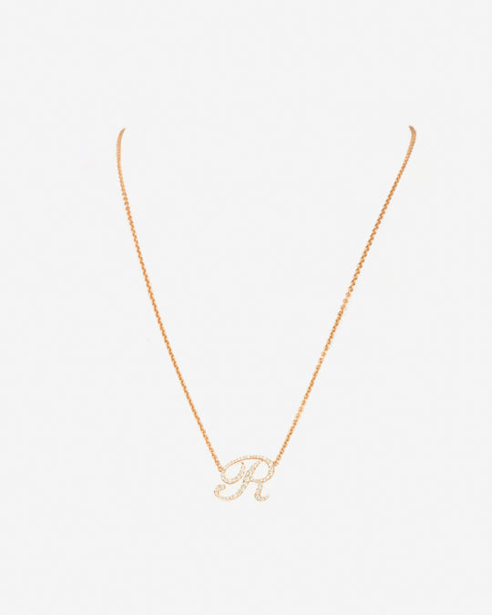 Necklace Letter R