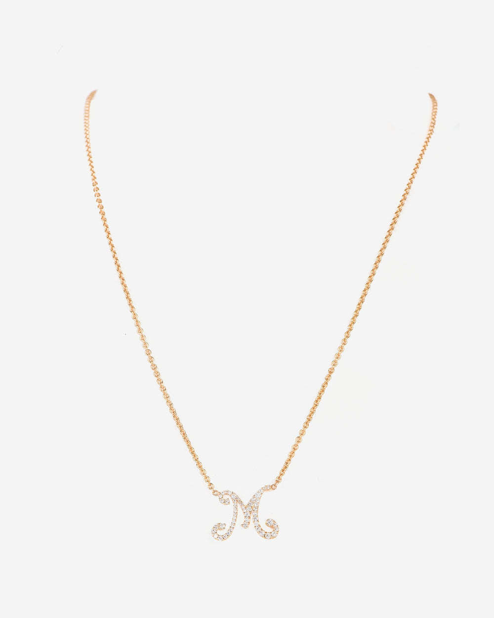 Necklace Letter M