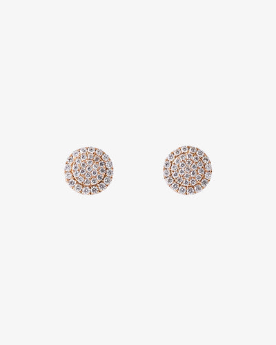Rose Gold and Diamond Earrings IV