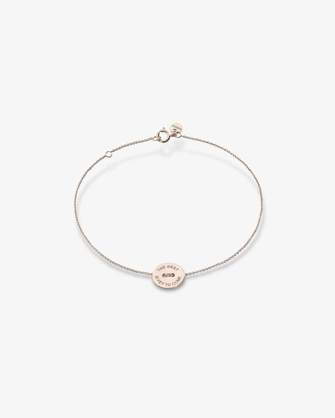 Pulseira com frase personalizada