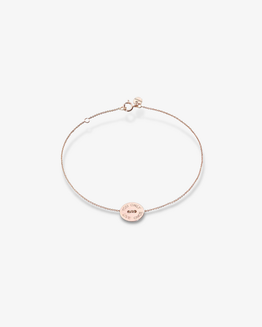 Pulseira com frase personalizada